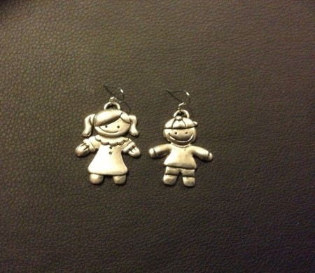 Brincos menina e menino Cód. Br5