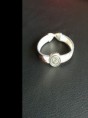 Pulseira em pele cinza Cód. P11