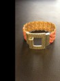 Pulseira em pele cor de rosa Cód. P17